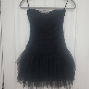 Puffy chiffon women's party dress